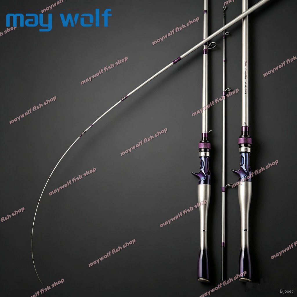 Joran Pancing 6-12LB 180-210cm Joran 2 Bagian Carbon Fiber Joran M Joran BC DAIWA pancing Joran 1.6m