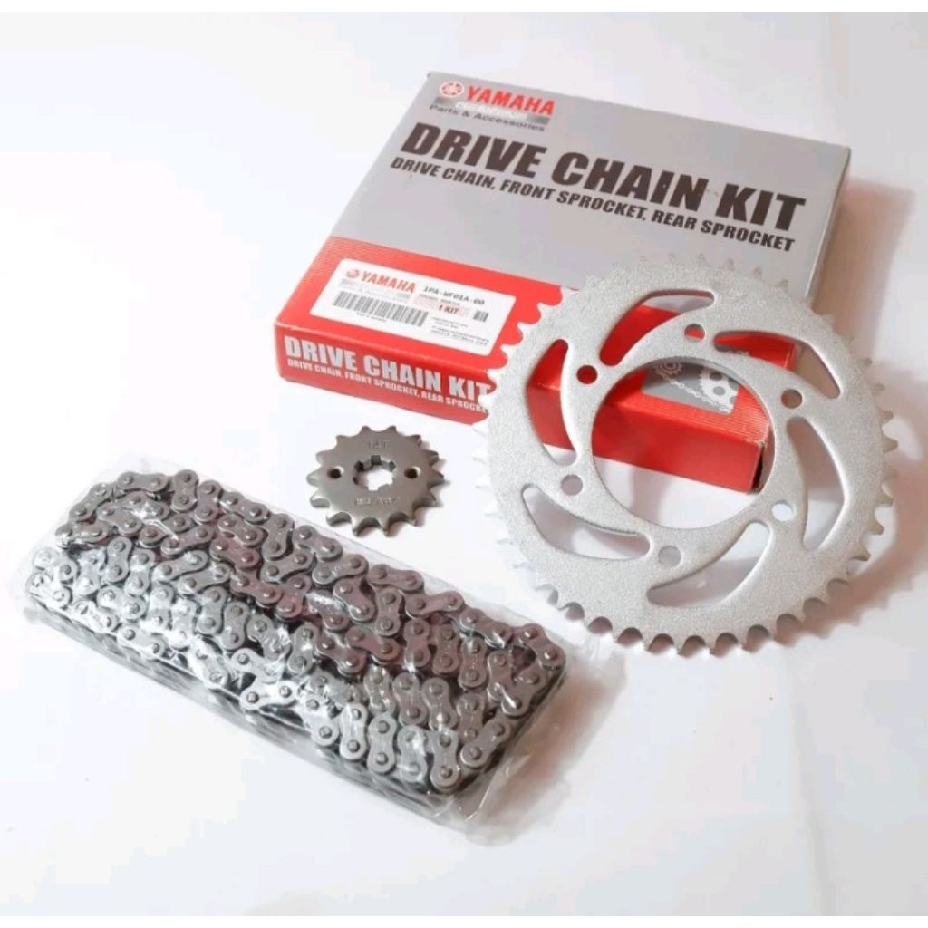 Gearset Motor Vixion / Rantai Girset Yamaha VIXION / Vixion New / Vixion Injeksi 1PA