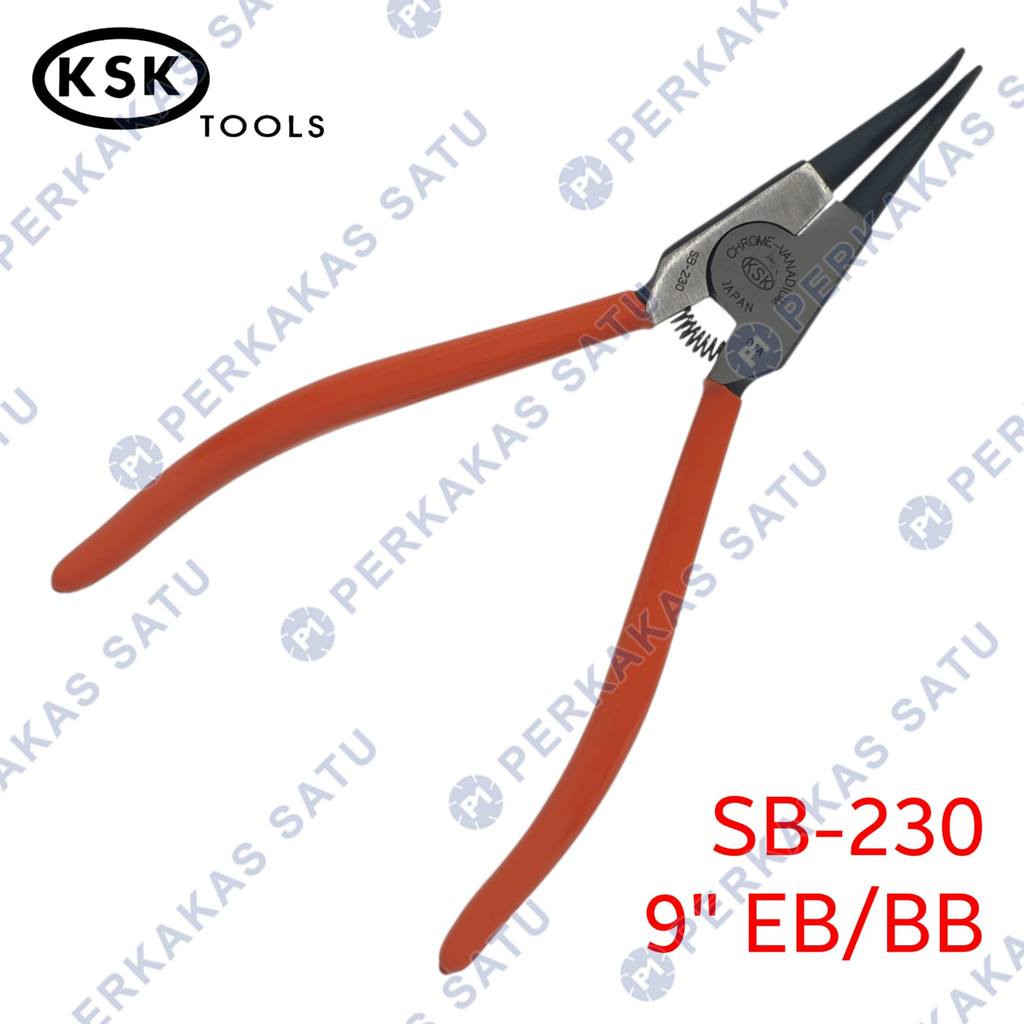 TANG SNAP RING 9" BENGKOK BUKA 230 MM KSK TOOLS SB-230 JAPAN SNAPRING CIRCLIP PLIERS 230MM EXTERNAL 