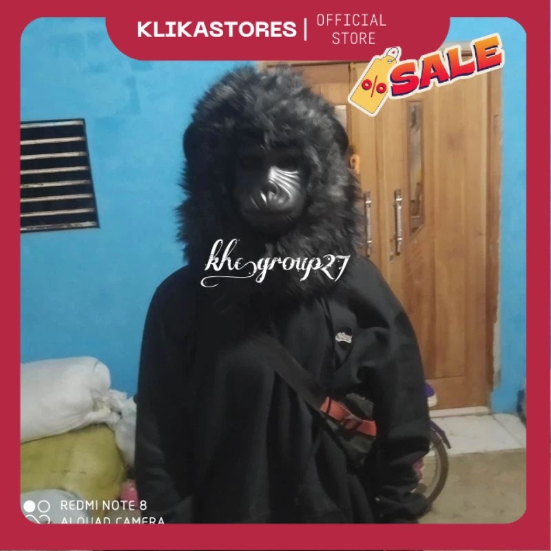 Topeng Gorila _Topeng Monyet _Topeng Karnaval _ Topeng Halloween _ Topeng Prank _ Topeng ngamen _Top