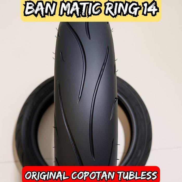 BAN COPOTAN MOTOR MATIC 80/90 & 90/90 RING 14 TUBLESS BEAT VARIO MIO murah tiktok banting racing - 8