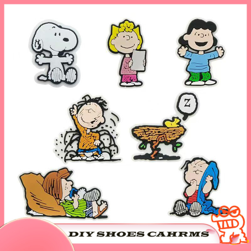Hole Shoes Flower Accessories Shoe Buckle Decorative Accessories Cartoon Anime Snoopy