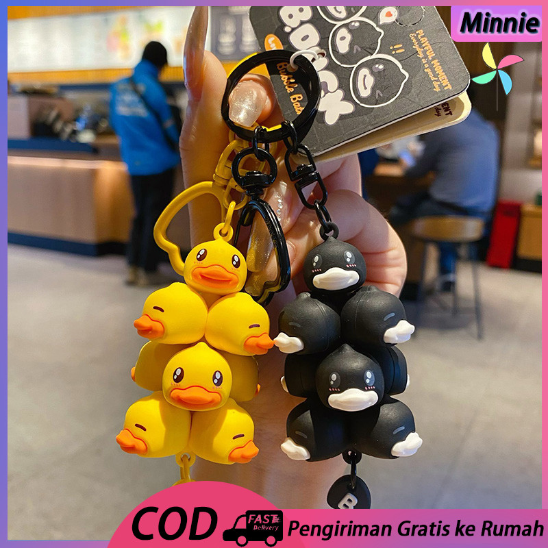 Ori B.Duck Gantungan Kunci Lucu Ransel Pendant Aksesori Pasangan Fashion