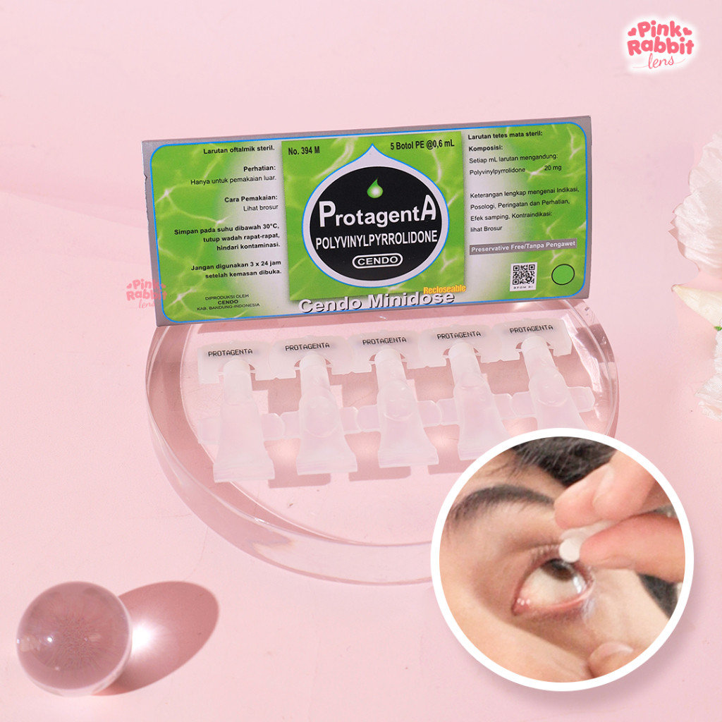 Cendo Protagenta Minidose 0,6ml (Isi 5pcs) | Cairan Tetes Mata Softlens Untuk Obat Mata Merah, Kerin
