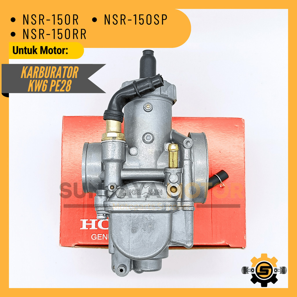 Carburator Karbu Original Honda KW6 PE28 Karburator NSR150R NSR 150SP NSR 150RR Karbulator Carbu Car