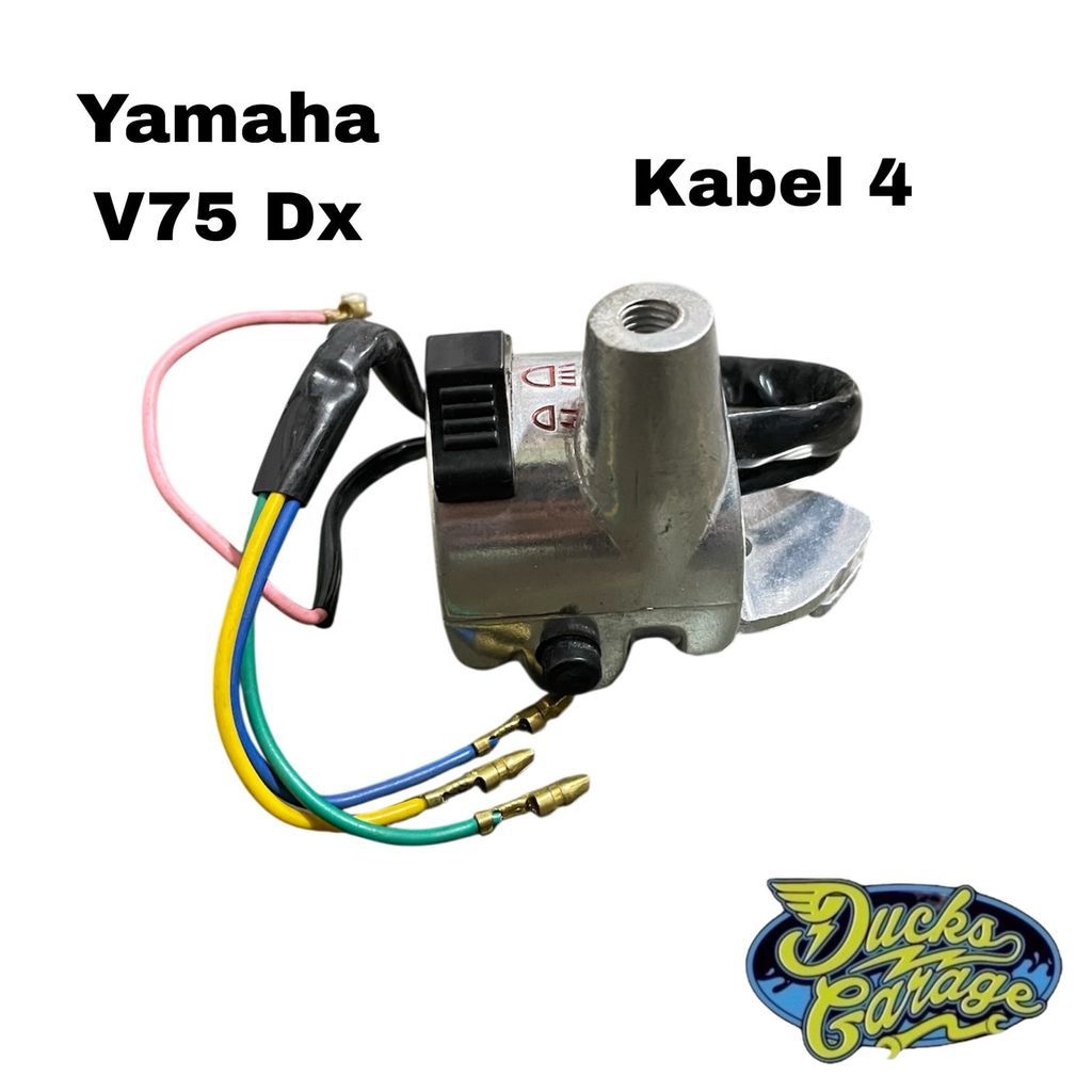 Holder Saklar Kiri Kabel 4 Yamaha V75 V 75 Dx Sparepart Motor Termurah