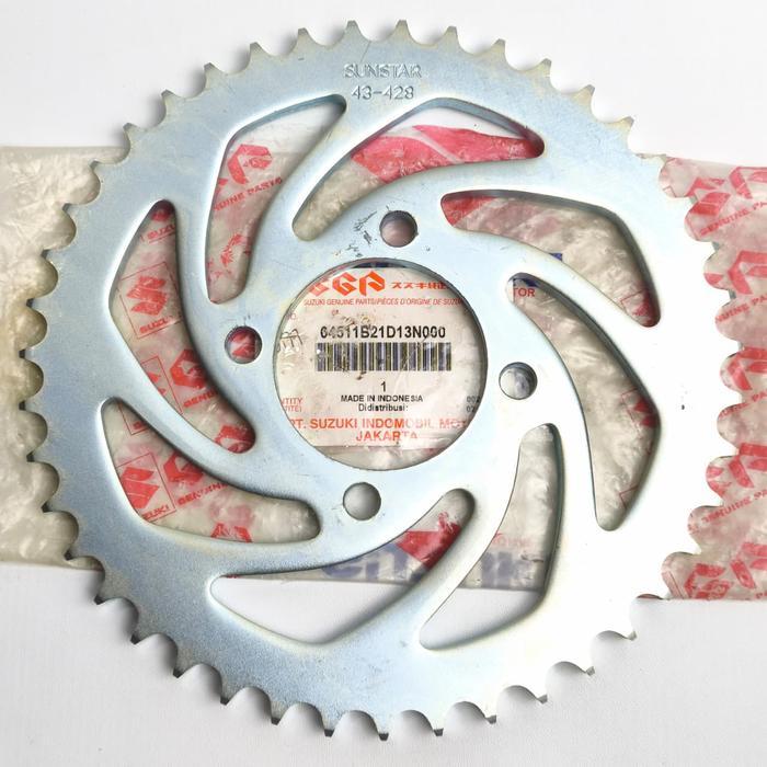 SUZUKI GIR BELAKANG SATRIA LUMBA HIU 120 RU 2T RAIDER 125 SATRIA FU 150 ORI SGP 100% 64511B21D13N000