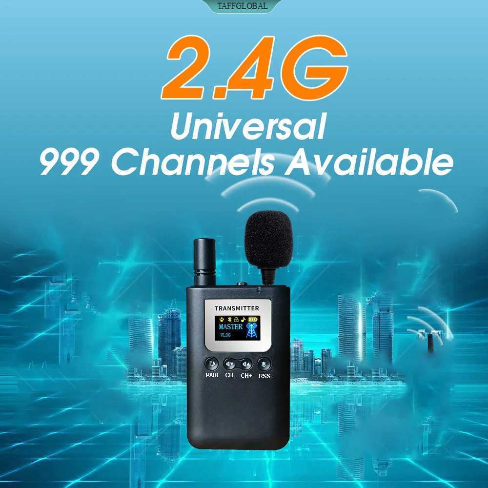 Audio Tour Guide Wireless Transmitter 2.4G 999 Channel Mic - 7510T