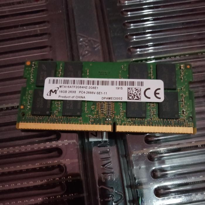 Ram laptop ddr4 16gb ddr4 pc4-2666v 2666mhz micron by Josscom