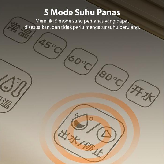 Ketel Listrik Mini Lipat Perjalanan Panas Cepat Dispenser Air Portabel