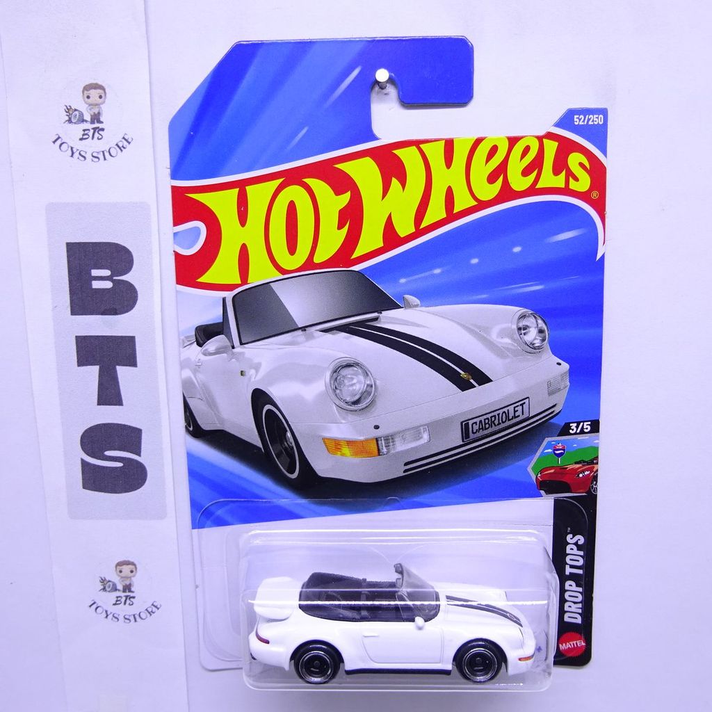 Hot Wheels Porsche 911 Turbo Cabriolet Putih