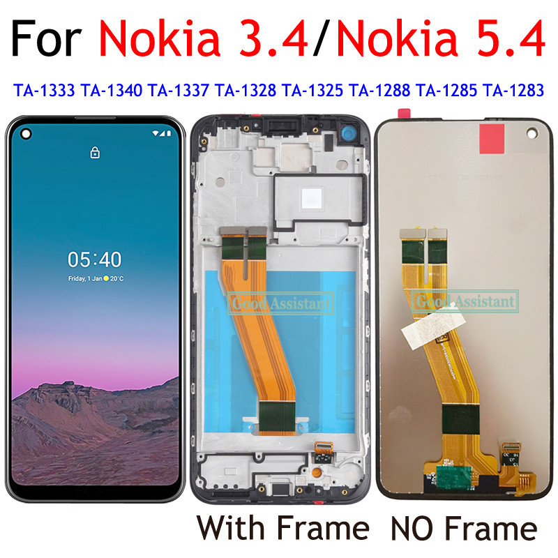 6.39" LCD For Nokia 3.4 Nokia 5.4 TA-1325 TA-1288 TA-1285 LCD splay Tou Screen gitizer Assembly Repl