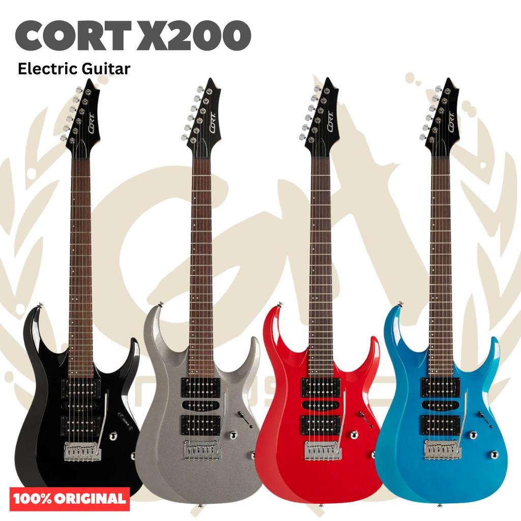 Cort X200 Electric Guitar - Gitar Listrik Elektrik Original Asli