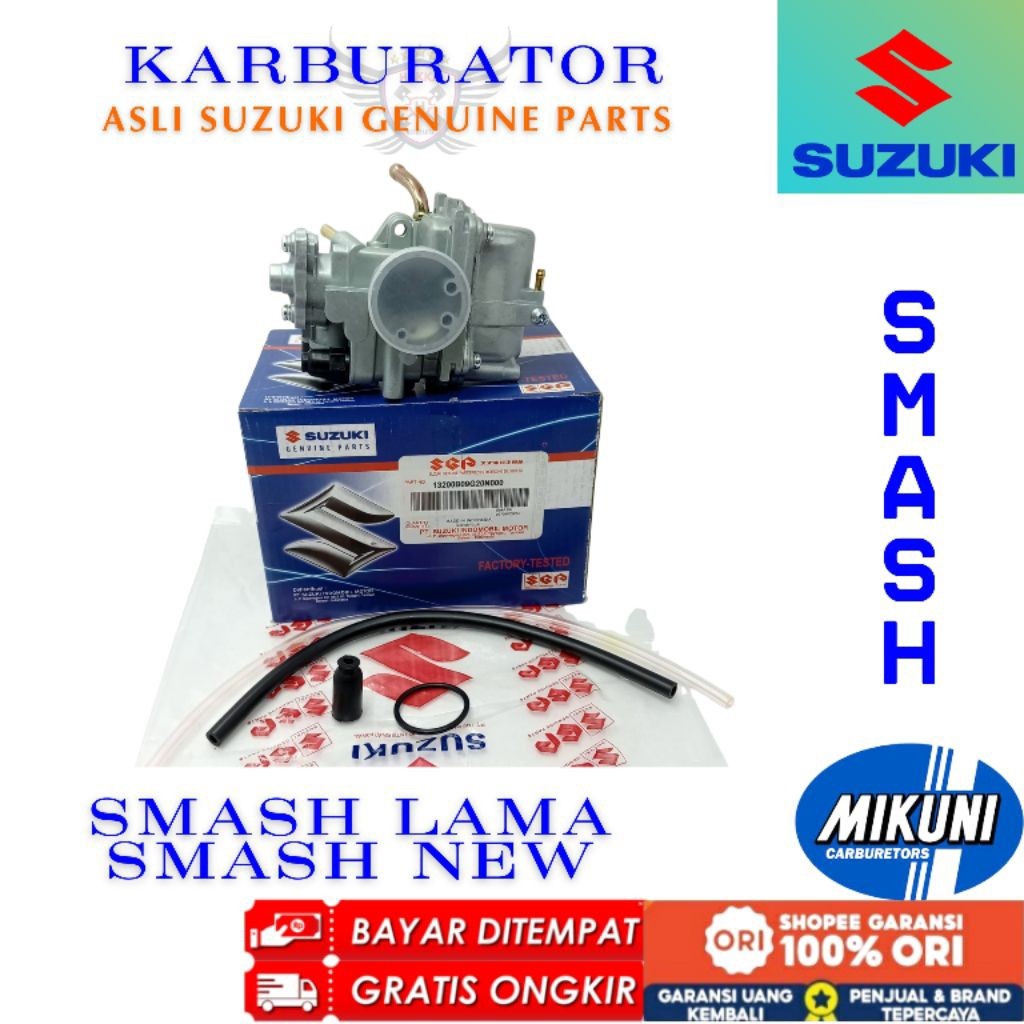 SMASH ORIGINAL KARBURATOR SUZUKI SMASH 110 OLD SUZUKI SMASH 110 NEW