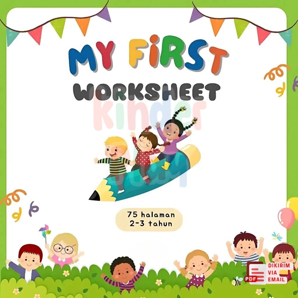 My First Worksheet | 75+ Worksheet Aktivitas Anak Usia 2 Tahun keatas – Belajar Warna, Bentuk, DLL