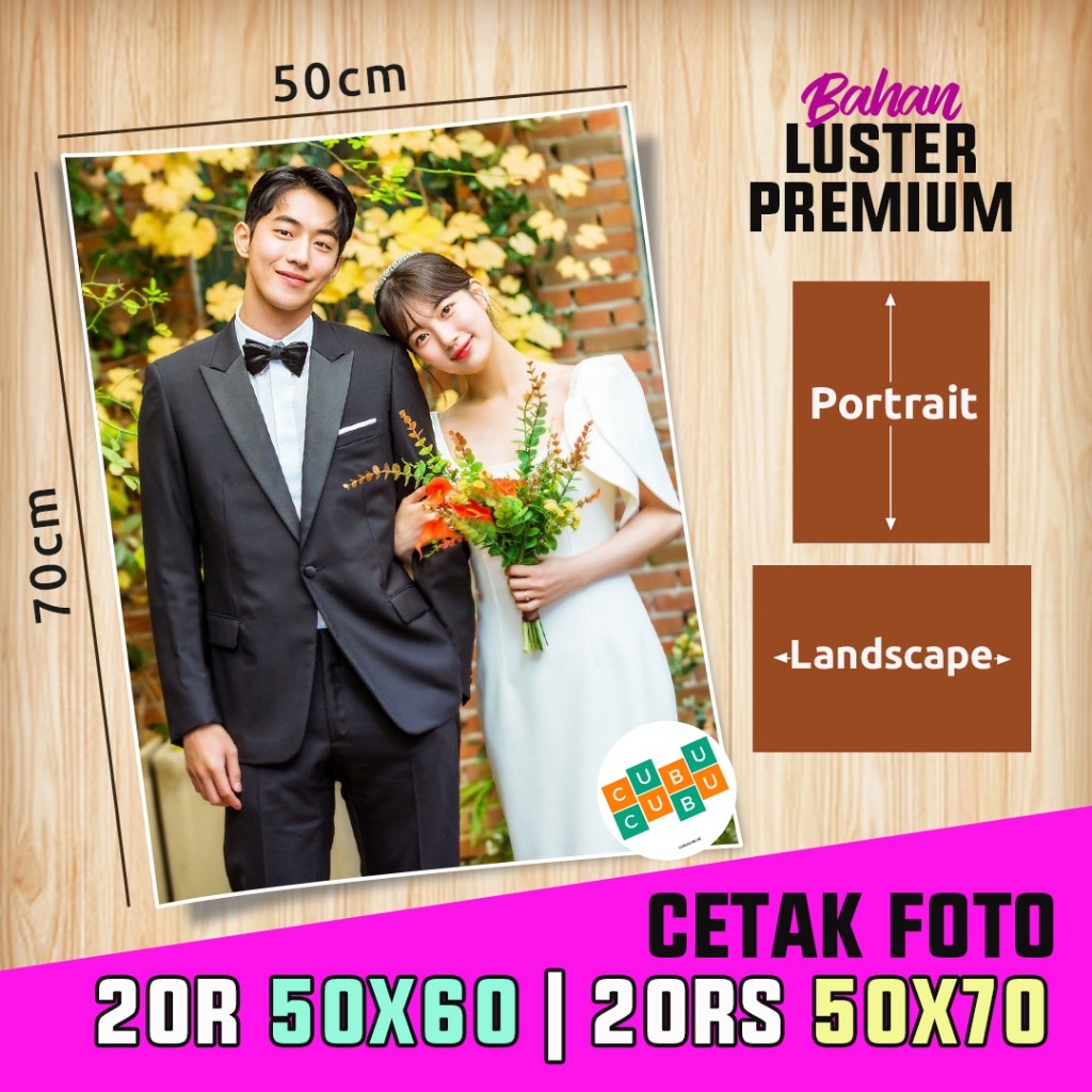 KMT - Cetak Foto 50x60 50x70 20R 20Rs 20R jumbo