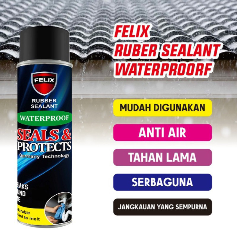 Terbaru Waterproof spray ajaib anti bocor anti rembes - Rubber Sealant Spray 500ml / Aqua Spray Anti