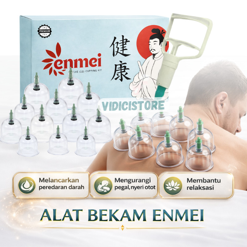 Alat Bekam Kop Angin Isi 24KANGSHU/Alat Kop Angin Lengkap/Kop Angin isi 24/KANGSHU