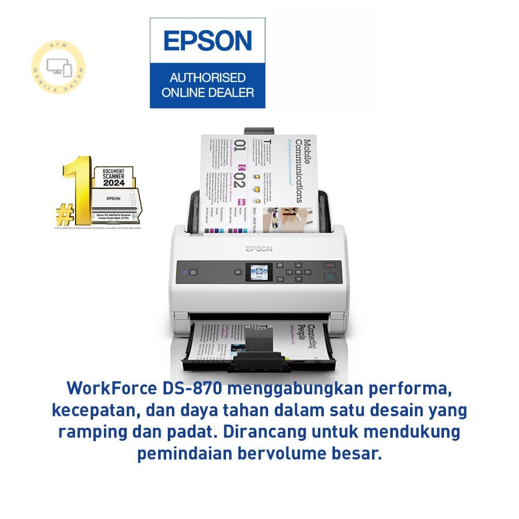 Scanner Epson WorkForce DS870 DS-870 TKDN