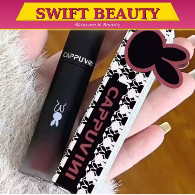 Cappuvini Matte Lipstick Dark Series Lipstik Liptint Warna Gelap Cappuvini Matte Velvet