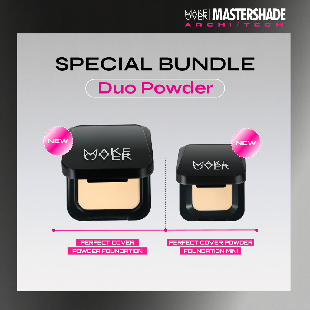 [SPECIAL BUNDLE - 2in1] Powder and Bronzer Bundle: NEW Perfect Cover Powder Foundation + NEW Perfect