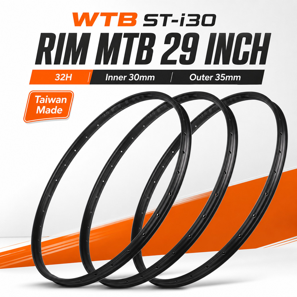 WTB ST i30 Mountain Wide Rims Velg 29 Alloy Lebar Rim presta 32H 29er Sepeda DH AM Enduro
