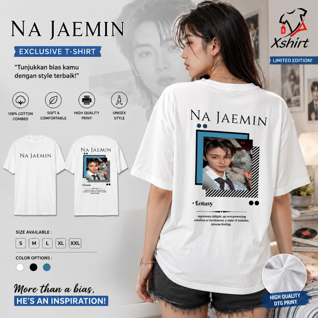Baju Kaos Member BTS Na Jaemin | T-shirt K-Pop Na Jaemin Viral