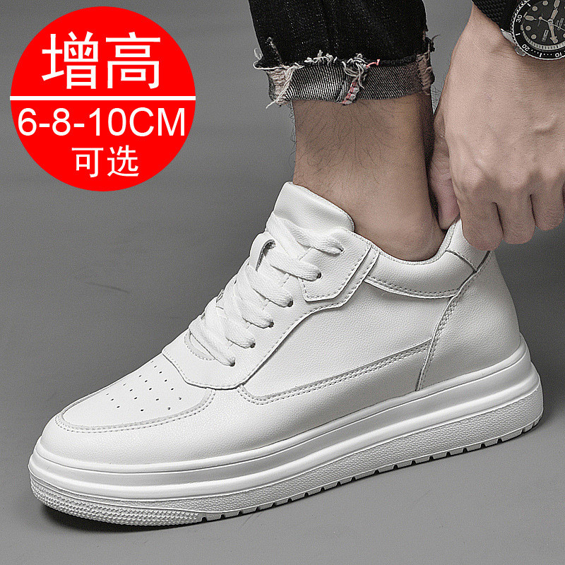 Model Baru  2021 Sepatu Pria Penambah Tinggi 10CM Sepatu Kasual Olahraga Sneakers Sepatu Pria Penamb