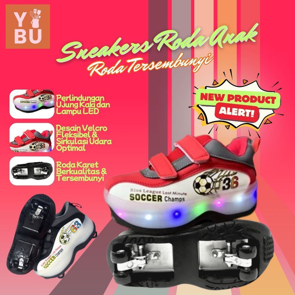 MATOUGUI - sepatu roda anak/sepatu roda/sepatu roda anak perempuan roda 4 /sepatu roda dewasaa.