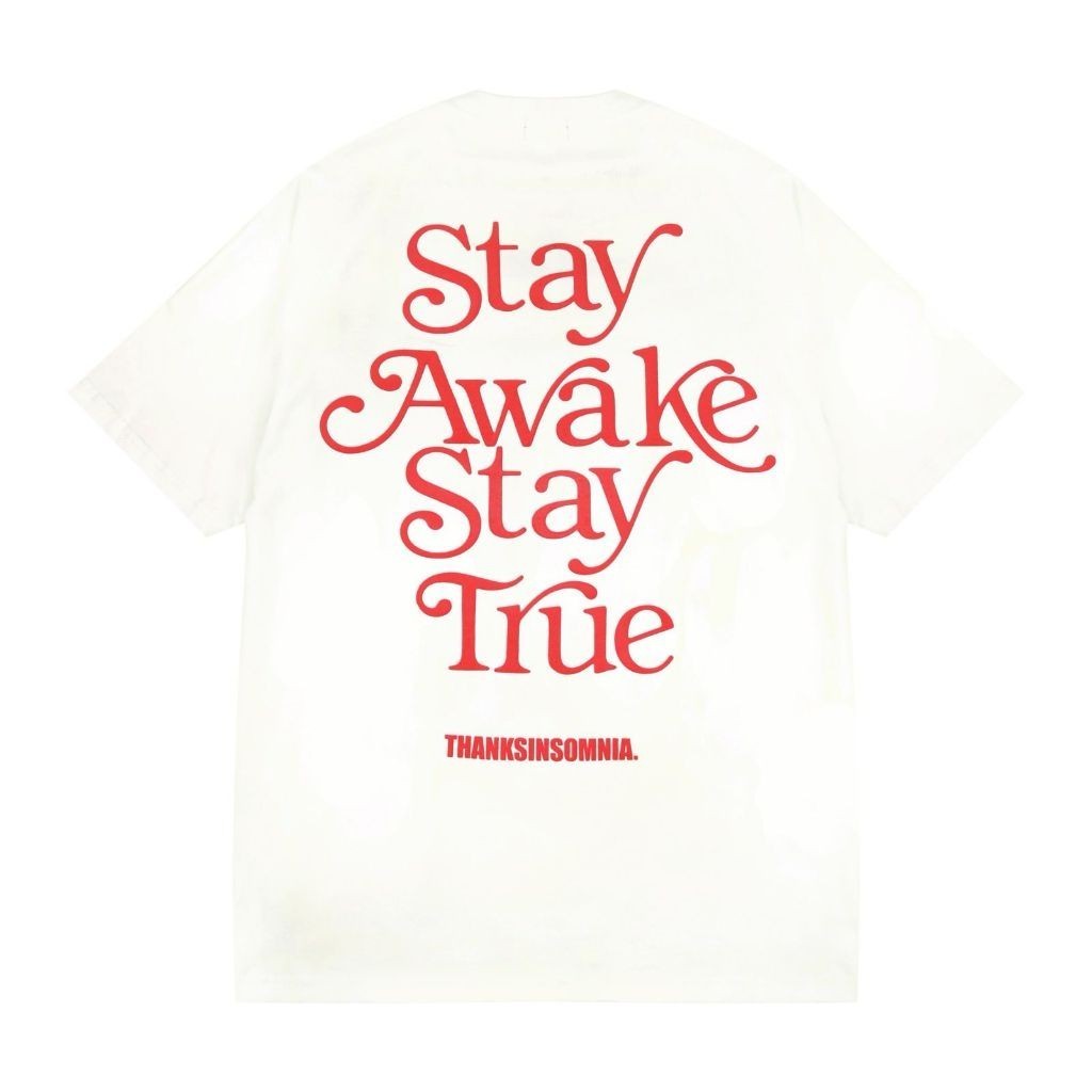 T-shirt Cartera White Thanksinsomnia