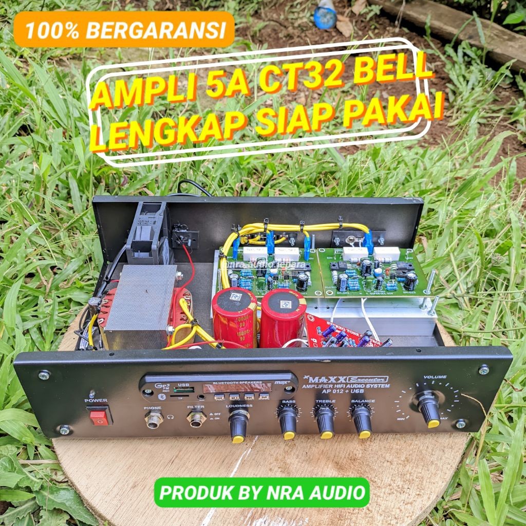 POWER AMPLIFIER 5A RAKITAN CT32 STEREO SUBWOOFER PISAH LENGKAP BLUETOOTH DAN SUBWOOFER AMPLI SIAP CO