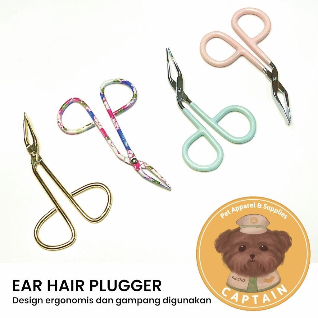 Hair Plugger / Gunting Pencabut Bulu Telinga Anabul Anjing Kucing