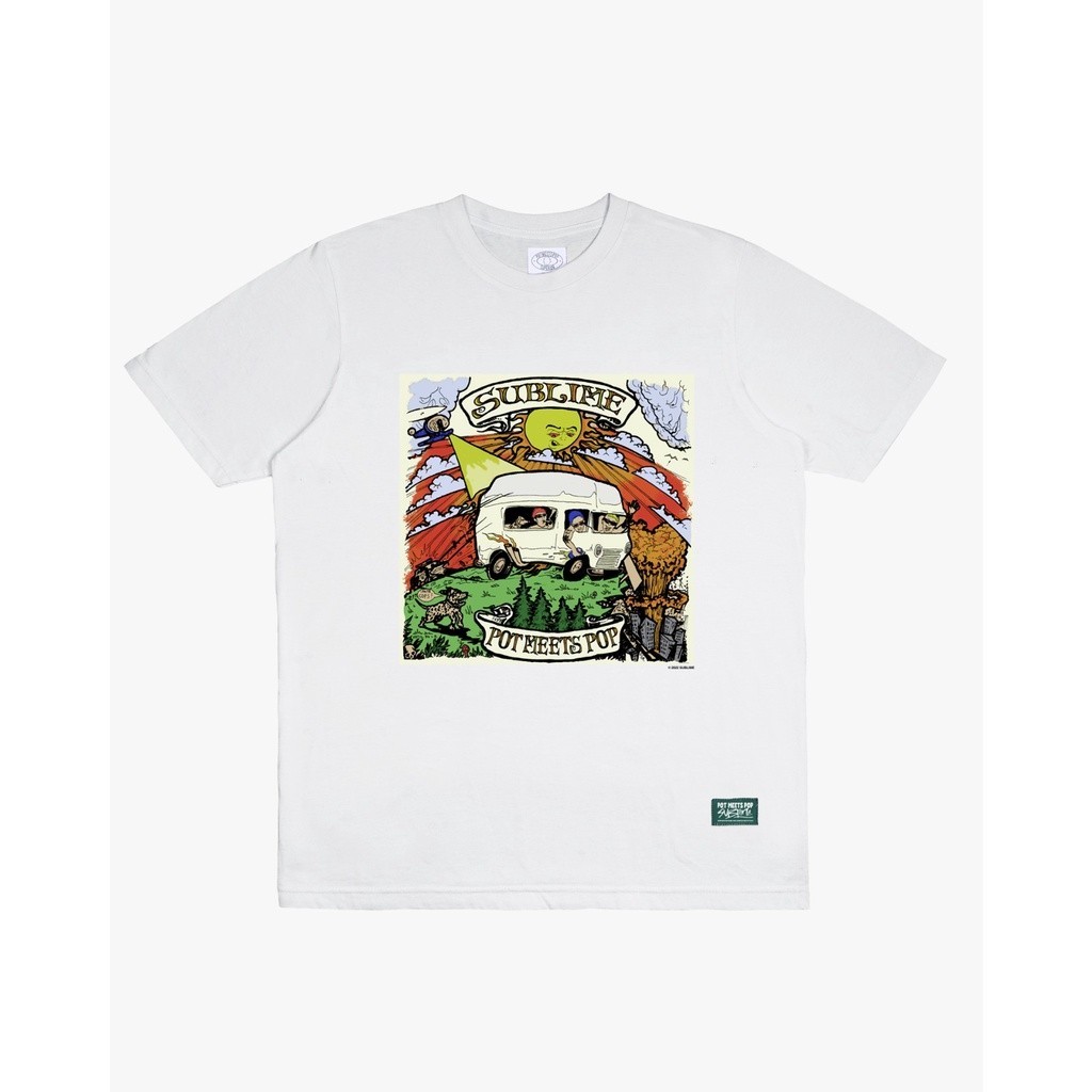 PMP X SUBLIME LET'S GO GET STONED TEE WHITE
