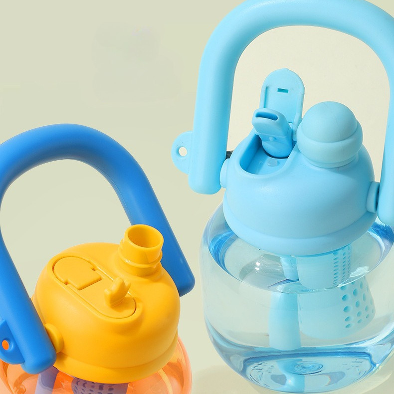 GROWSIR Botol Minum Infuser Buah BPA FREE 850ml Anti Tumpah | Tumbler Lucu Anak Dewasa Sedotan