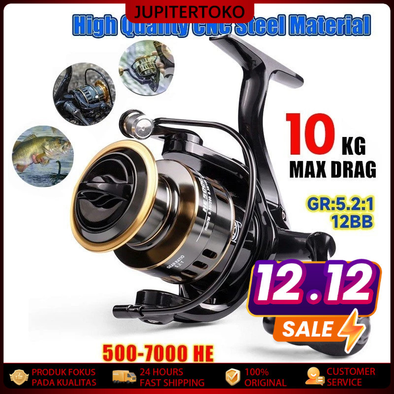 Satu set gulungan pancing 30KG, gulungan pancing murah, gulungan pancing joran 1,65M/1,8M/2,1M yang 