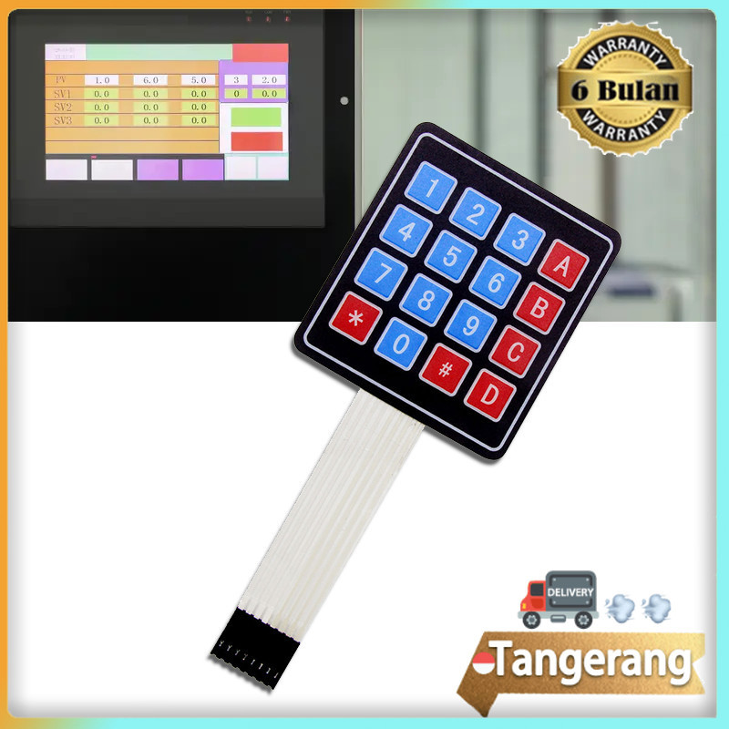 Keypad Pertamini Membrane 4x4 / Keypad Pom Mini Pertamini / Keypad Membran