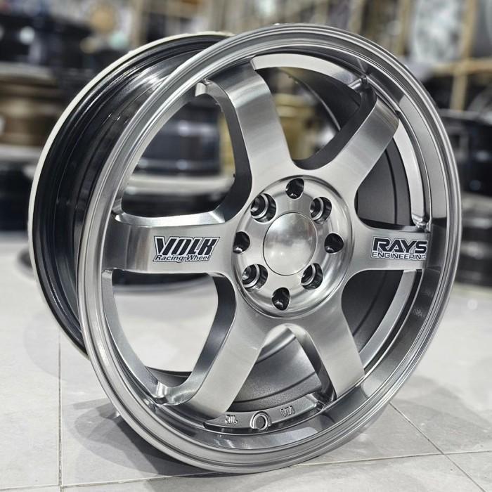 velg mobil r16 VOLKRAYS TE37 lebar 7 et 40 velg ring 16 ignis mobilio city freed raize