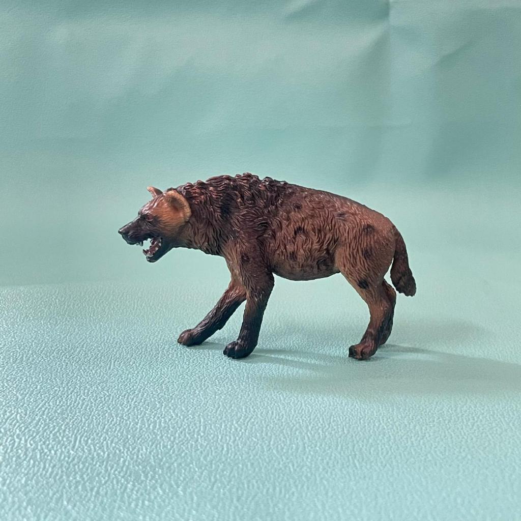 ZFANS88FG Figur Hewan Hyena Afrika PVC Miniatur binatang detail rapi photography