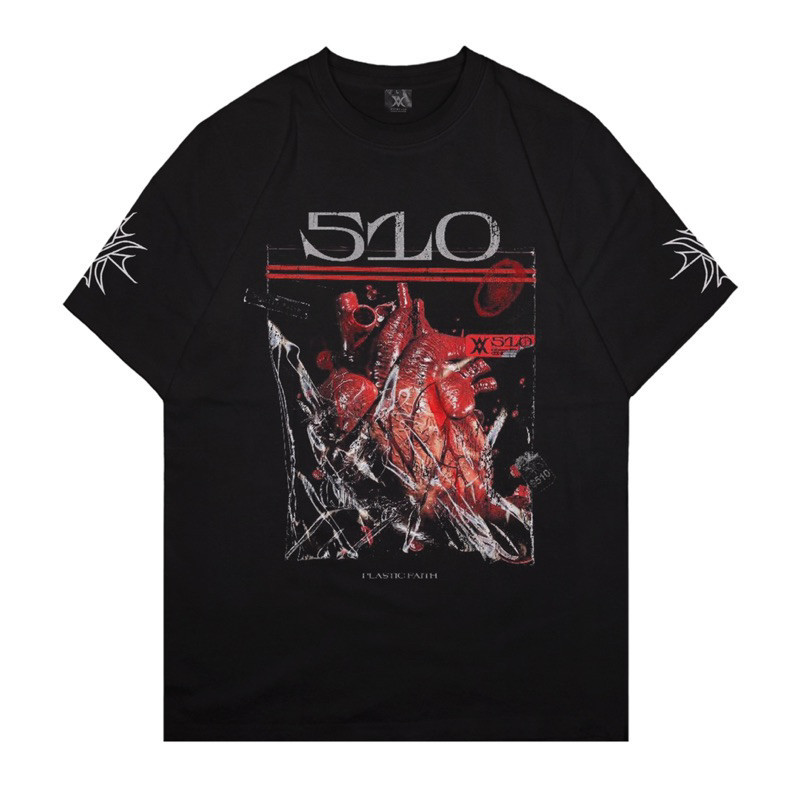 Xtrememerch 510 "Plastic Faith" 100% Original Kaos Boxy Fit T Shirt