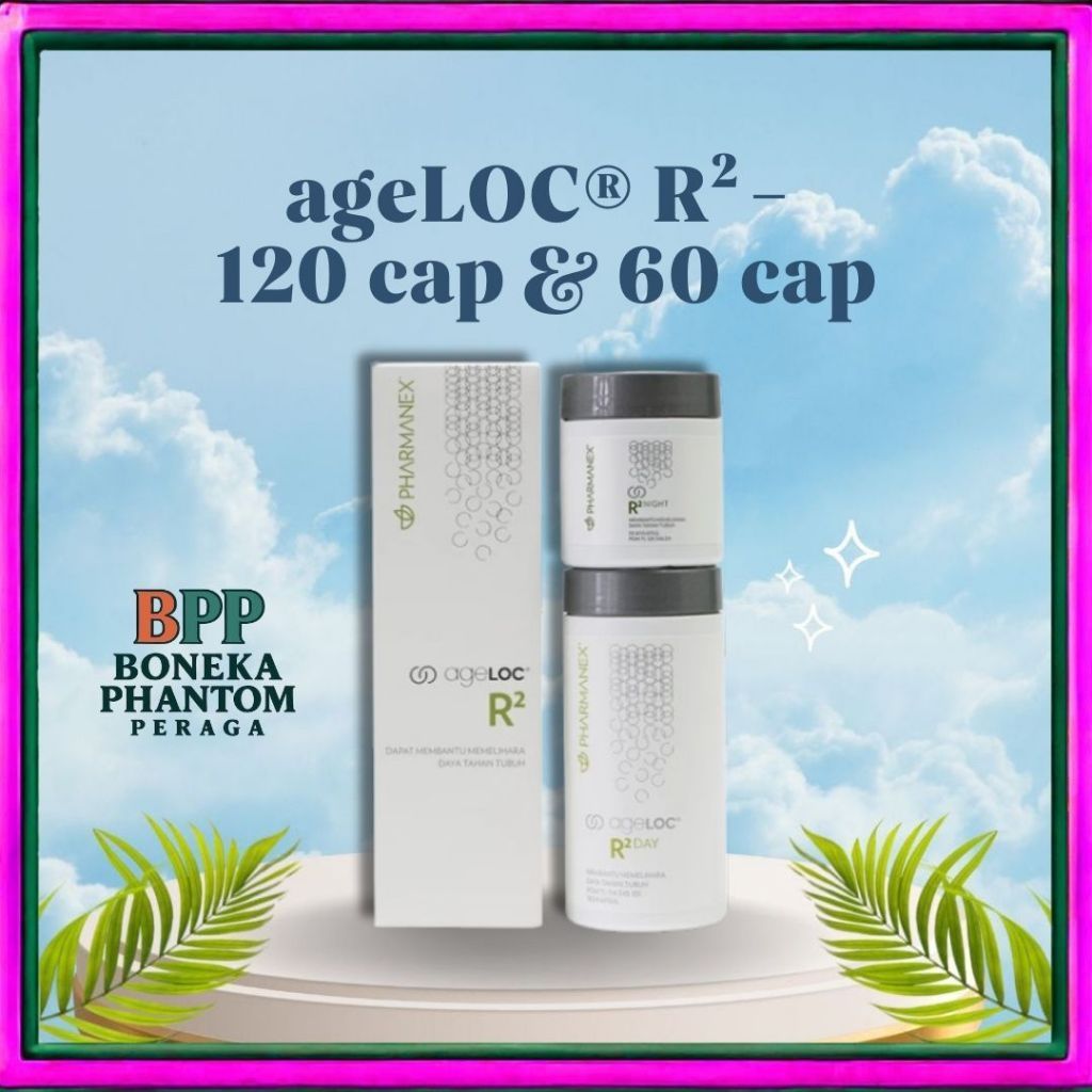 BPP Nu Skin ageLOC R2 Suplemen 120 Cap & 60 Cap Original Untuk Energi & Kesehatan