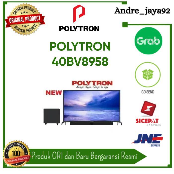 Led Tv Digital Full HD Soundbar Polytron 40inch 40BV8958