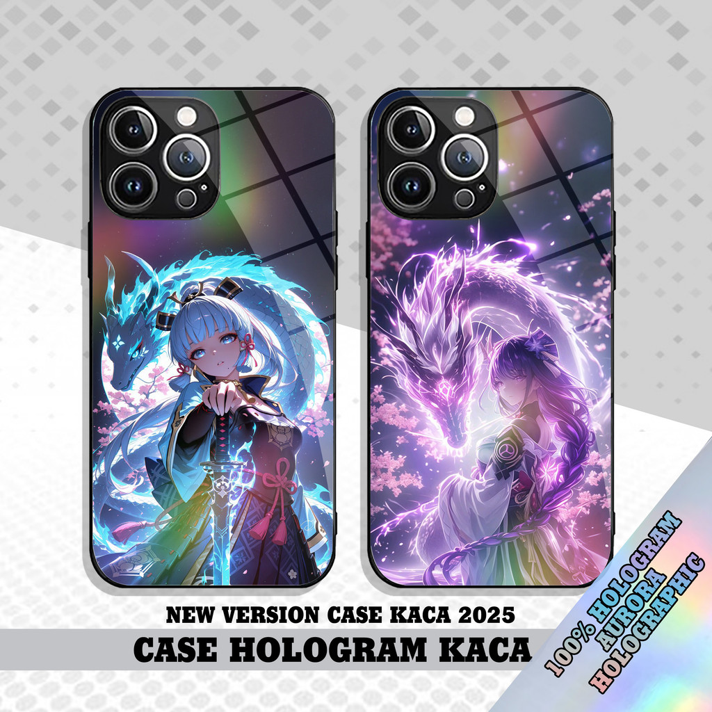 Softcase Kaca Hologram Vivo Y17S Y15S Y03 Y04 Y28 Y100 V27 V29 V30 Genshin Impact G236X Case Premium