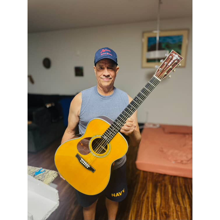 left handed guitar OM Series Guitar 14 Frets Body OM28JM lefty guitar