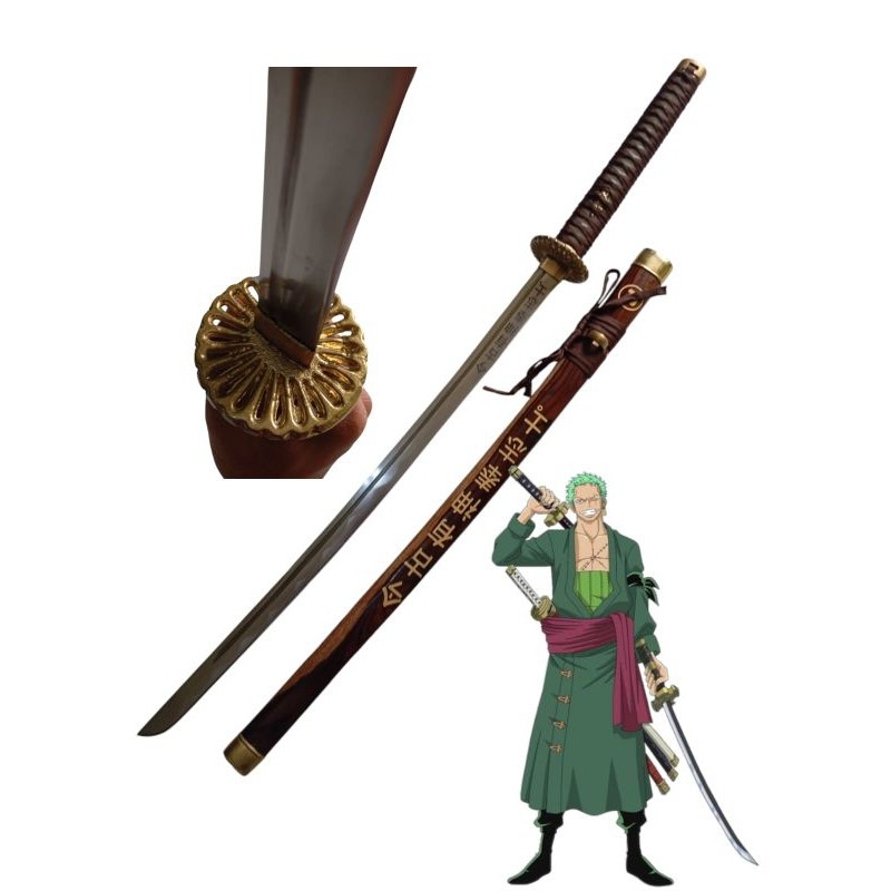 Zoro One Peace Wooden Katana toy DMC 5 COSPLAY