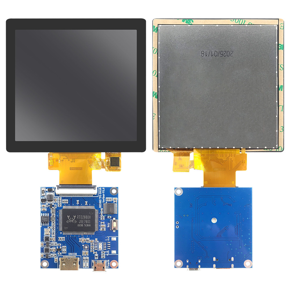 4.0 Inch TFT LCD splay Screen Module Square 480*480 3WSPI RGB 18Bit 40Pin 3.3V ST7701S with Touch GT