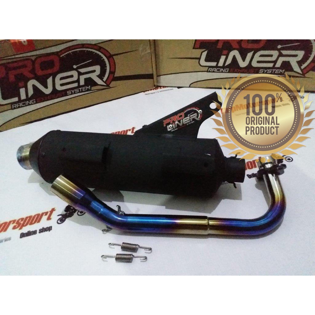 KNALPOT PROLINER VARIO 125 - VARIO 150 STANDARD RACING BLUE ORIGINAL