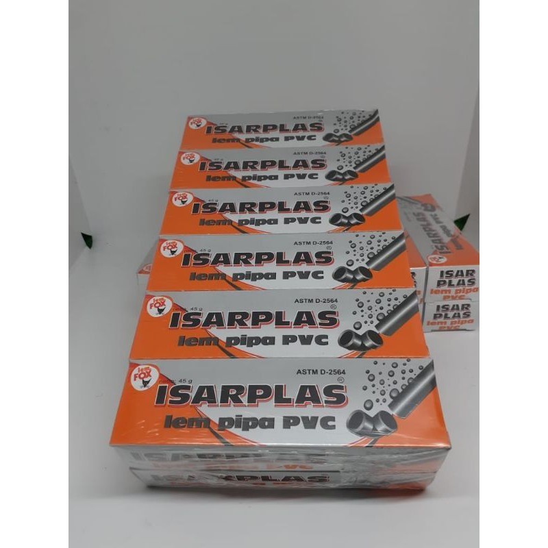 (GROSIR) LEM ISARPLAS / LEM PIPA PVC ISARPLAS / LEM PARALON 12 PCS ISARPLAS