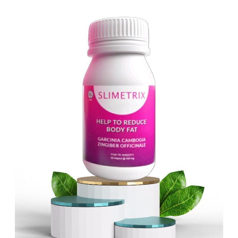 SLIMETRIX ORIGINAL OBAT SLIMETRIX ASLI PELANGSING BADAN ALAMI MEMBAKAR LEMAK HERBAL BPOM RI