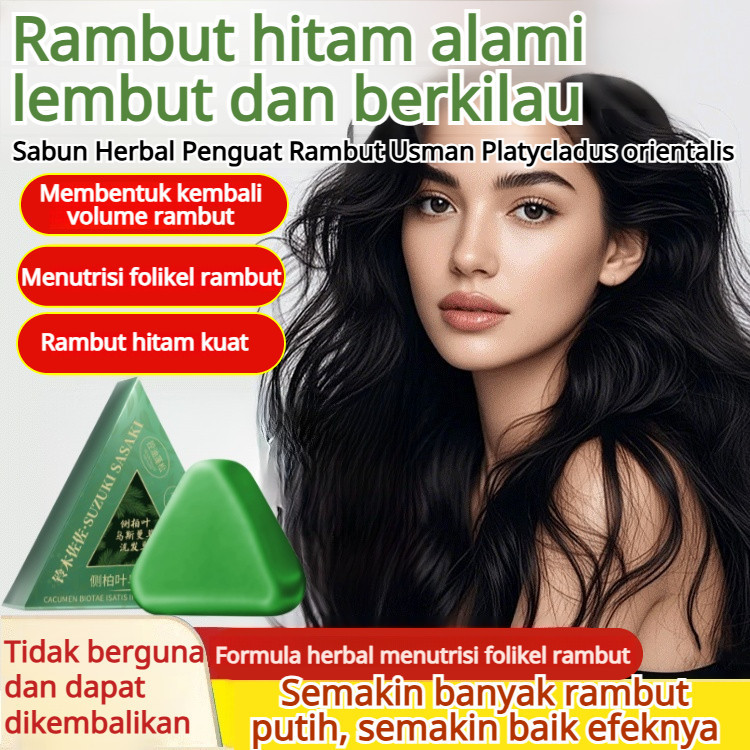 Formula Alami Atasi Rontok  Sabun Herbal Tangan Untuk Wajah & Rambut Dengan Daun Cemara / Sabun Ubta
