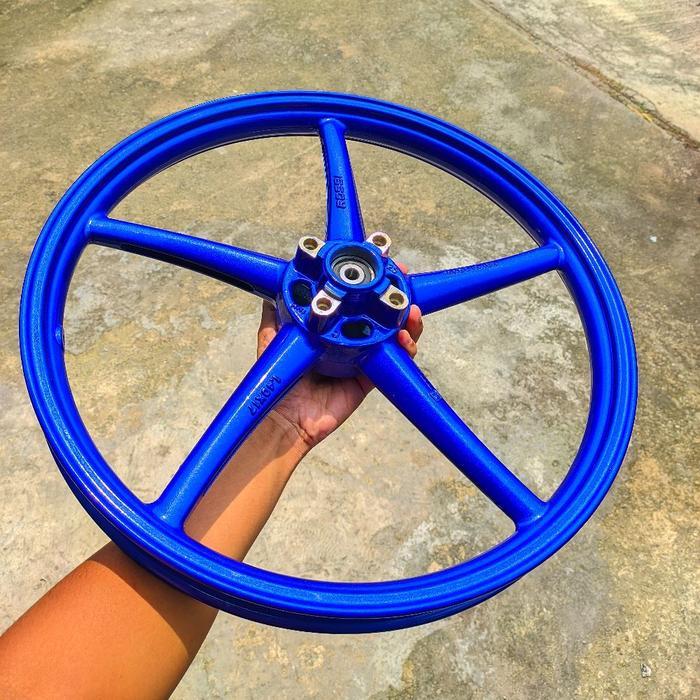 VELG V-ROSSI COPY RCB UKURAN 140 || DEPAN SAJA || RING 17 - Biru